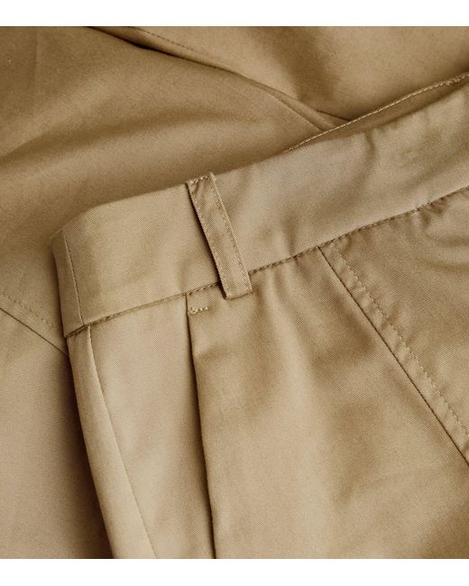 MAX&Co. Natural Gabardine Flared Trousers