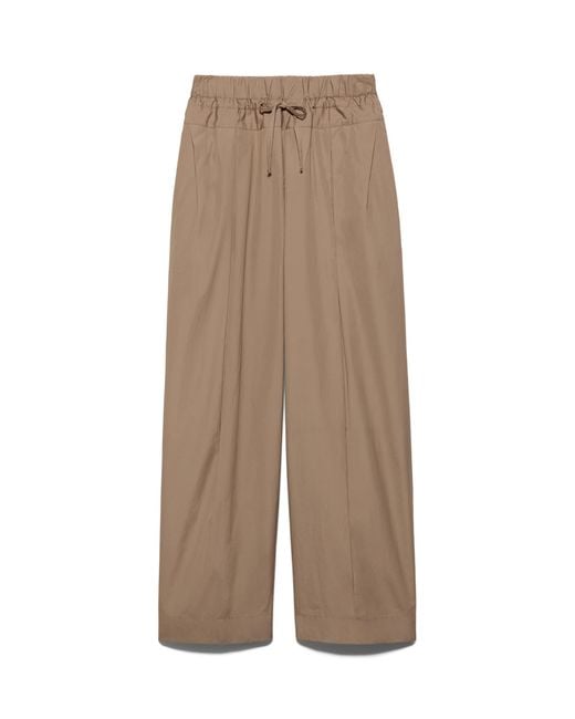 MAX&Co. Natural Cotton Drawstring Trousers