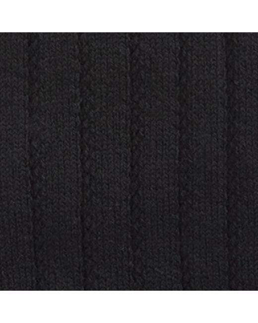 Falke Black Eyelet Ankle Socks