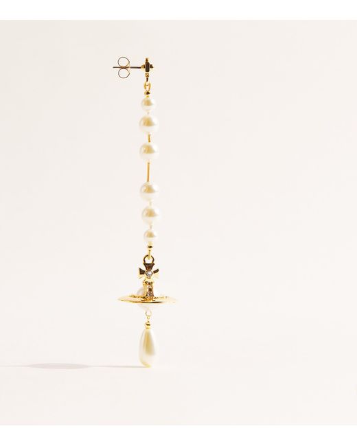 Vivienne Westwood Natural Broken Pearl Earrings