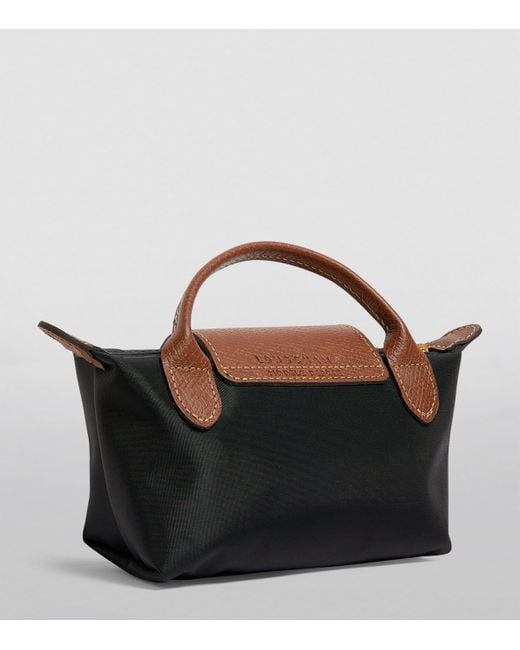 Longchamp Black Le Pliage Original Pouch