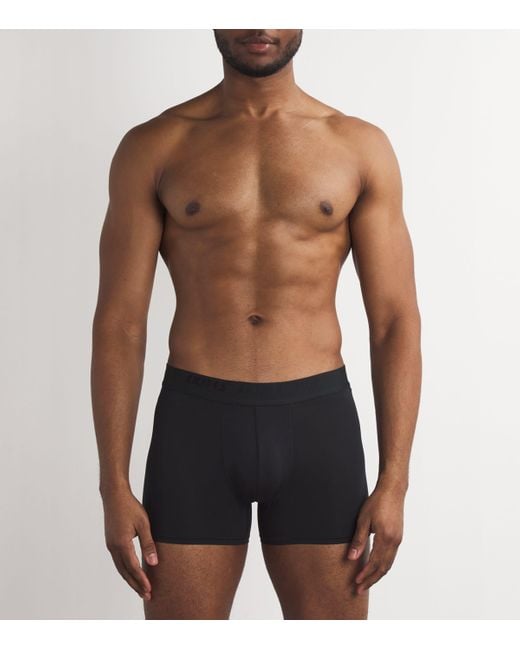 Skims Black Stretch Boxer Briefs for men