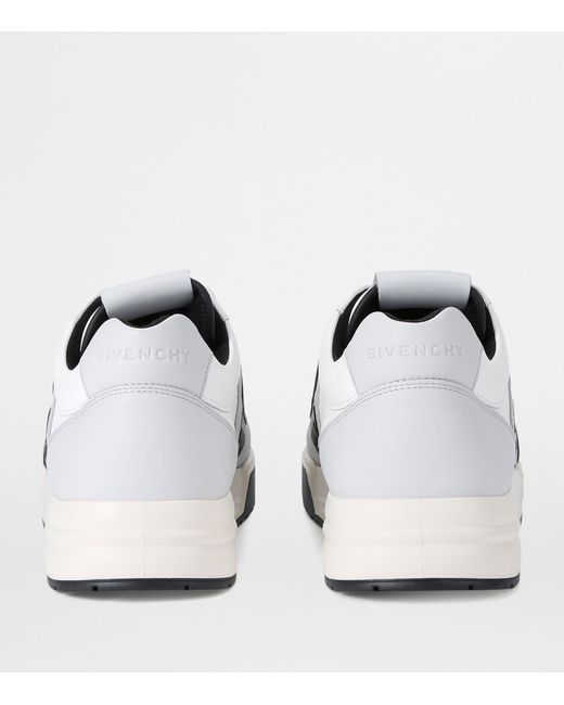 Givenchy White G4 Panelled Leather Low-top Trainers for men