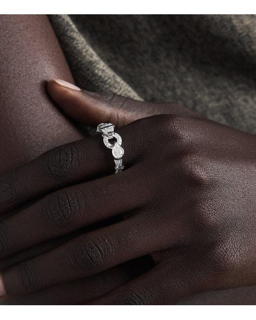 SHAY Natural And Diamond Serpentine Ring