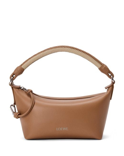 Loewe Brown Nappa Leather Cala Top-Handle Bag