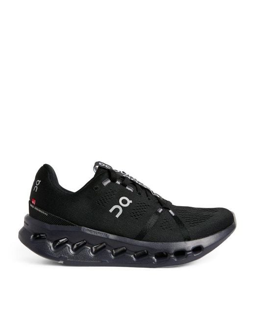 On Shoes Black Cloudsurfer Trainers