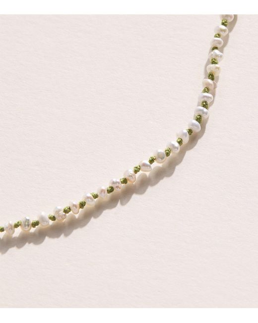 Hermina Athens Natural Freshwater Pearl Eye Pendant Necklace