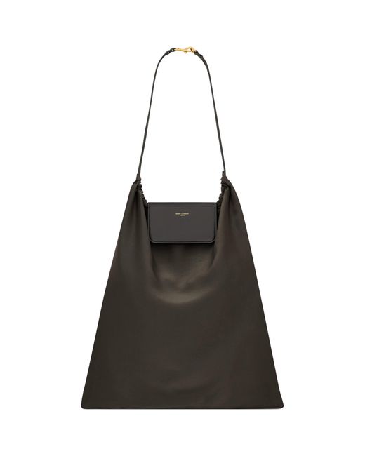 Saint Laurent Black Foulard Shoulder Bag for men