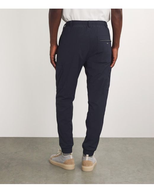 Herno Blue Reversible Trousers for men