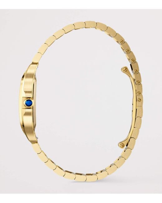 Cartier Metallic Small Santos De Watch