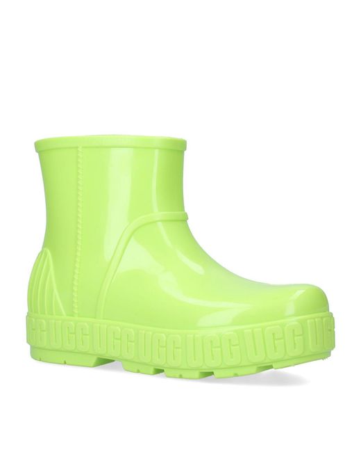UGG Synthetic Drizlita Rain Boots in Green - Lyst