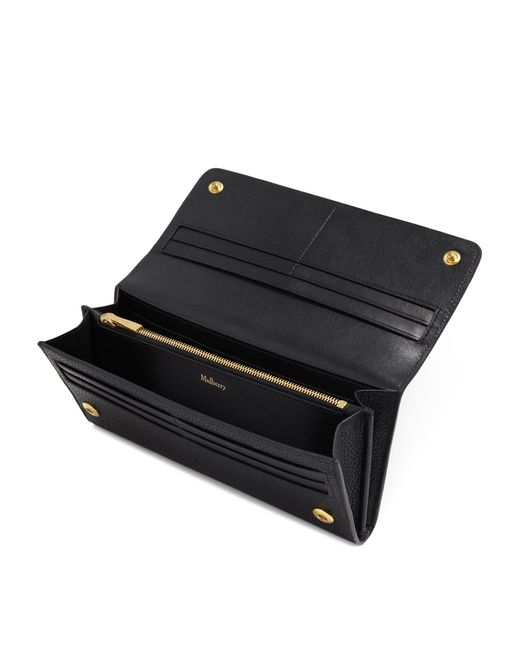 Mulberry Black Leather Continental Wallet