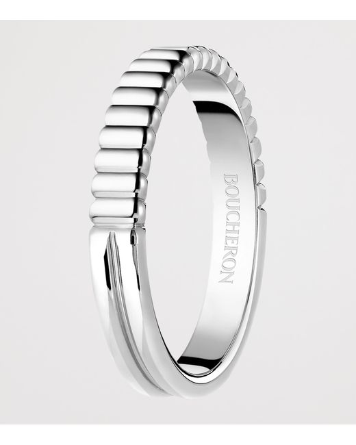 Boucheron Metallic Platinum Quatre Radiant Edition Wedding Band