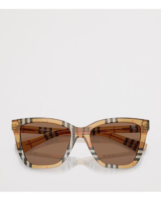 Burberry Brown Acetate Be4470 Square Sunglasses