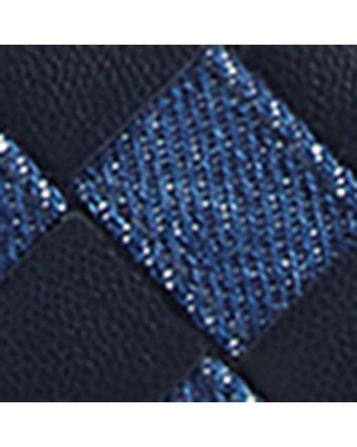Bottega Veneta Blue Mini Denim-leather Sunrise Top-handle Bag