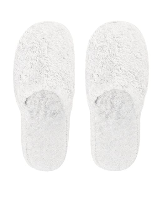 Graccioza White Egyptian Cotton Egoist Slippers for men