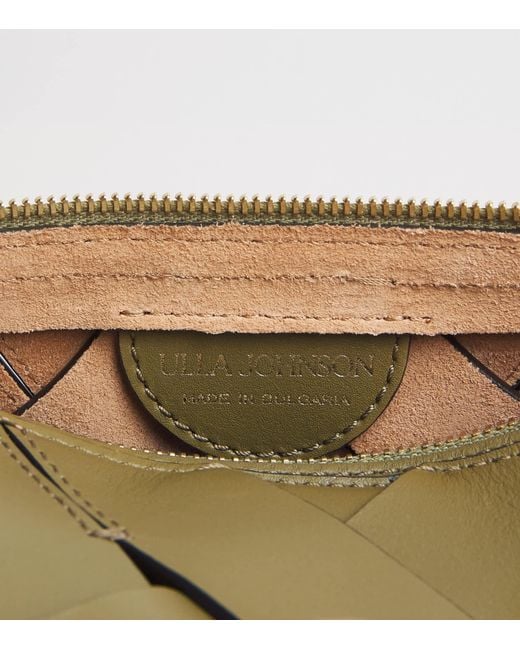 Ulla Johnson Green Leather Charlotte Camera Bag