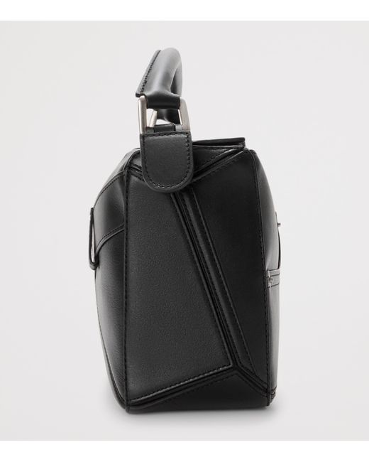 Loewe Black Small Calfskin Puzzle Panta Top-Handle Bag