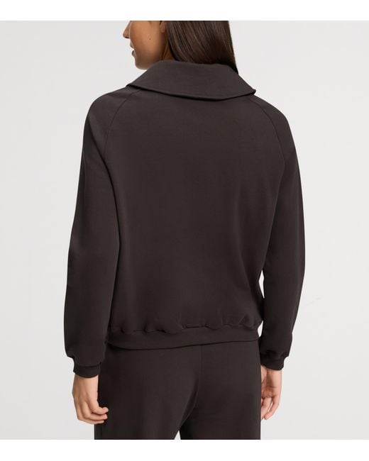 Hanro Brown Cotton Natural Living Cardigan