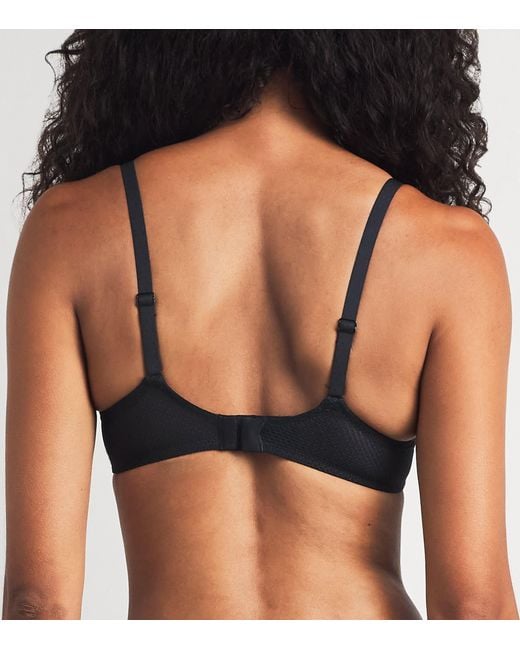 Chantelle Black Embroidered Fleurs Balconette Bra