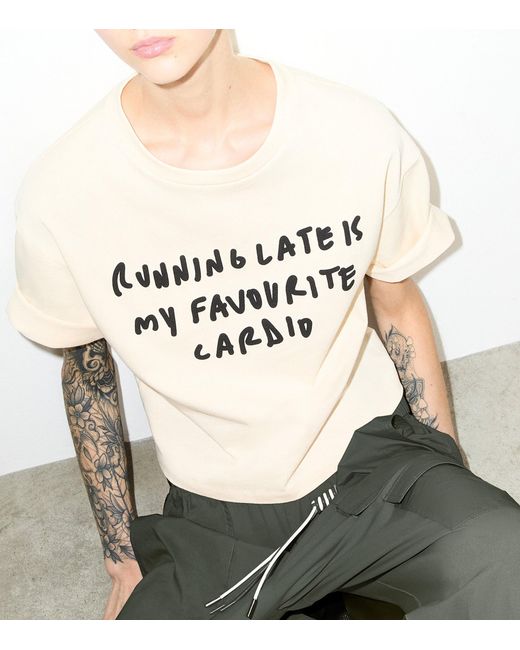 MAX&Co. Natural X Pietro Terzini Printed T-Shirt