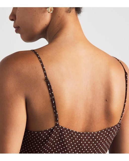 PAIGE Brown Ruffled Indiah Cami Top