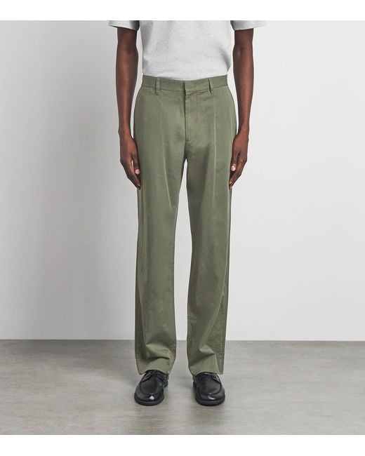Vince Green Cotton-Linen Louie Chinos for men