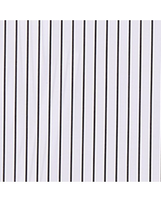 Saint Laurent White Cotton Striped Long-Sleeve Shirt for men