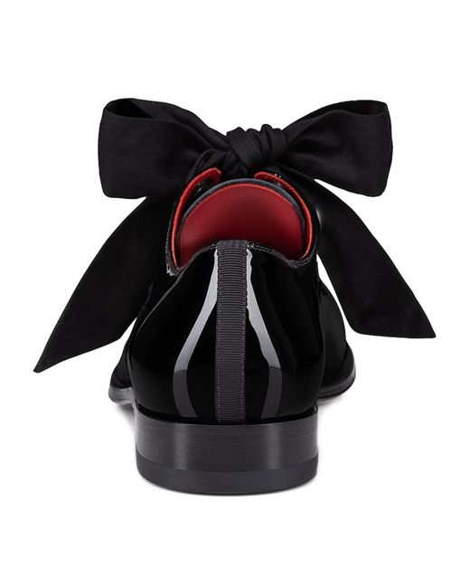 Christian Louboutin Derloon Patent Leather Derby Shoes in  display picture 3