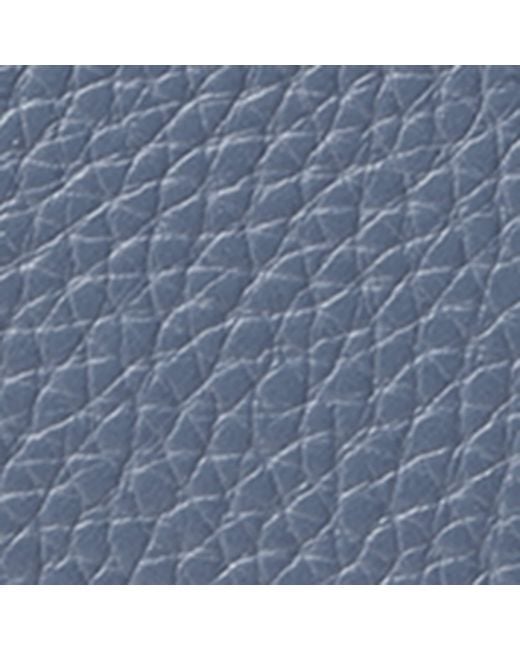 Aspinal Blue Large Leather Ella Pouch
