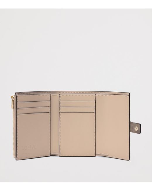 Loewe Brown Small Calfskin Vertical Wallet