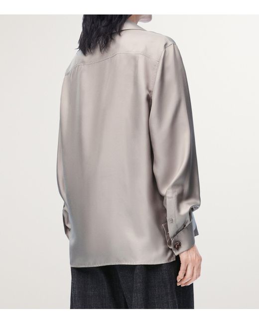 Loewe Gray X Suna Fujita Silk Rabbit Shirt