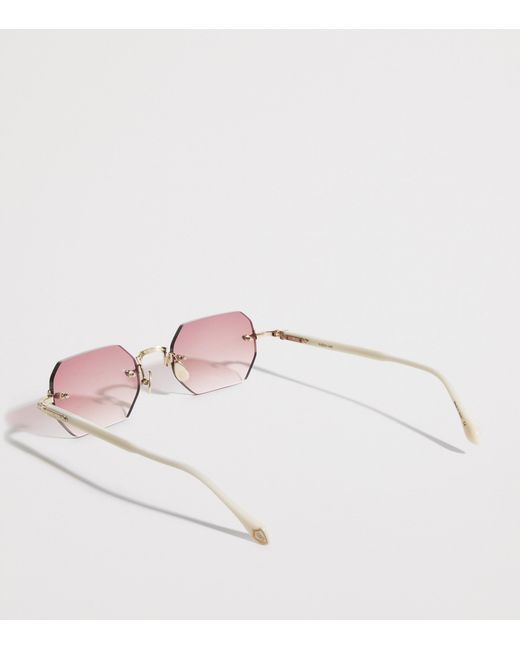 Matsuda Pink M5010 Octagonal Sunglasses for men