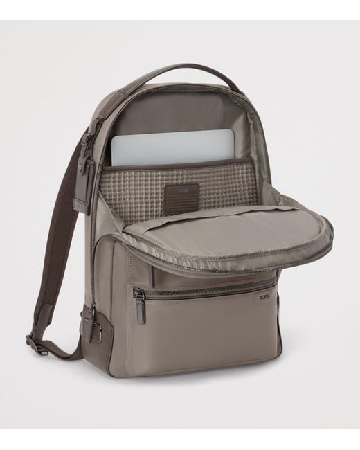 Tumi Gray Harrison Bradner Backpack for men