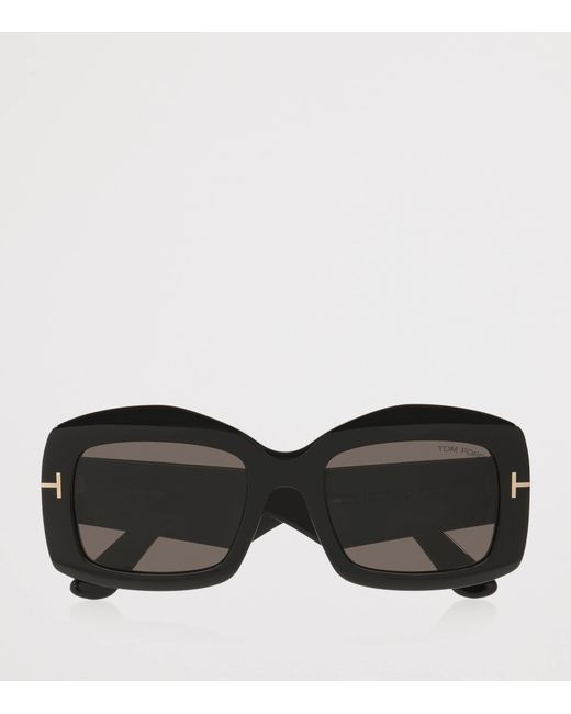 Tom Ford Black Acetate Venetia Sunglasses