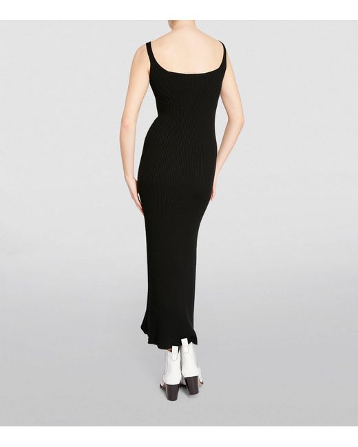 MAX&Co. Black Knitted Maxi Dress