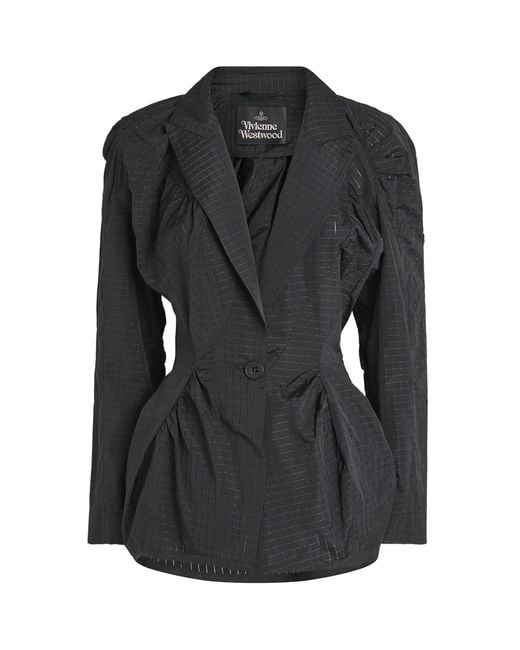 Vivienne Westwood Black Gathered Cloud Jacket
