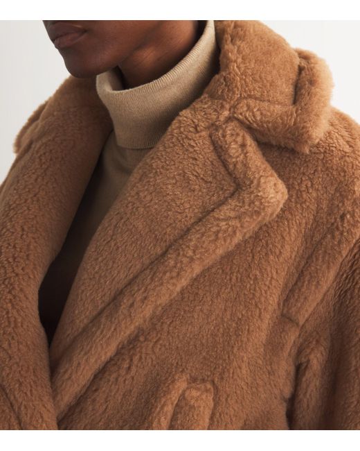 Max Mara Brown Teddy Biker Jacket