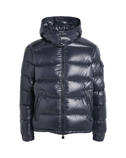 Moncler Blue Down Maya Puffer Jacket for men