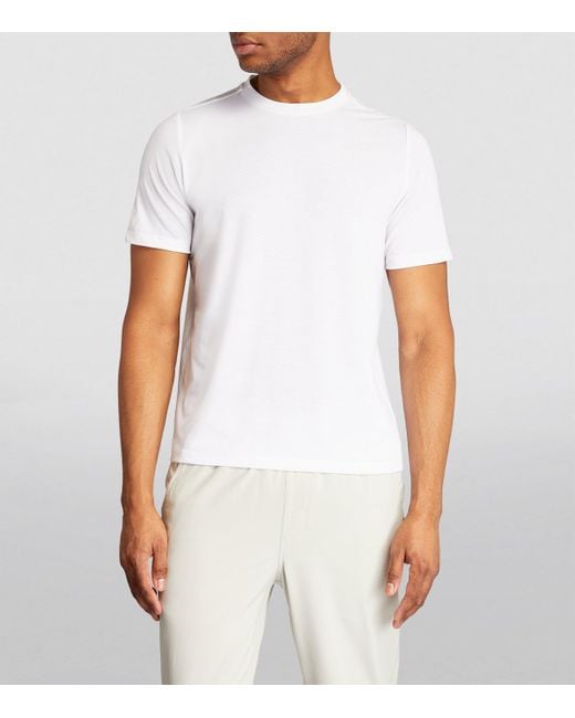 vuori White Current Tech T-Shirt for men