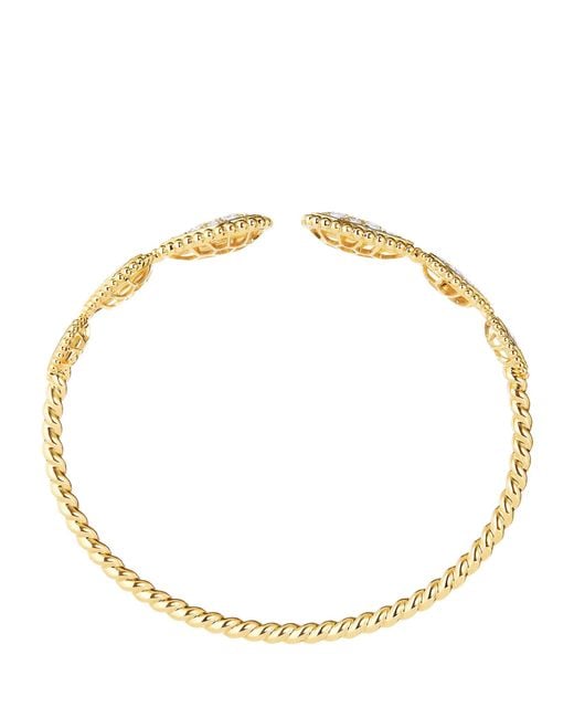 Boucheron Natural Small And Diamond Serpent Bohème Bracelet
