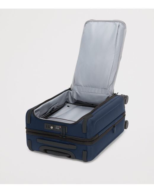 Tumi Blue Alpha 4 Large Dual Access Expandable Cabin Suitcase