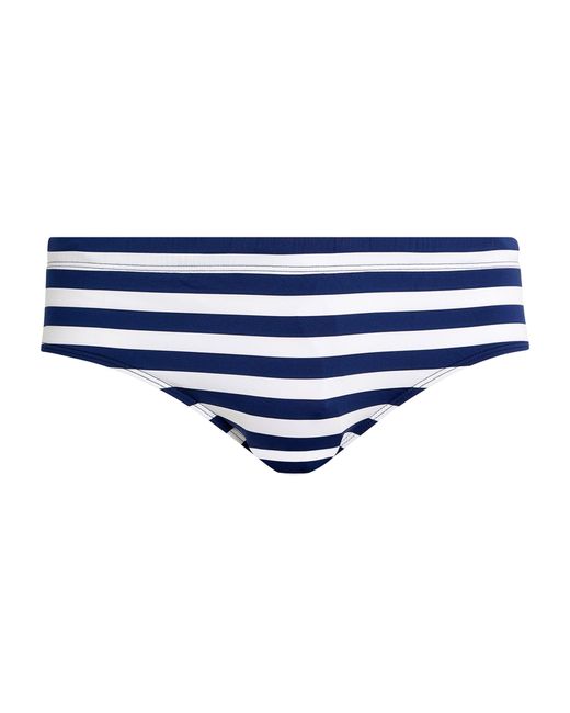 Ron Dorff Blue Striped Swim Briefs for men
