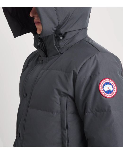 Canada Goose Gray Wyndham Parka Jacket for men