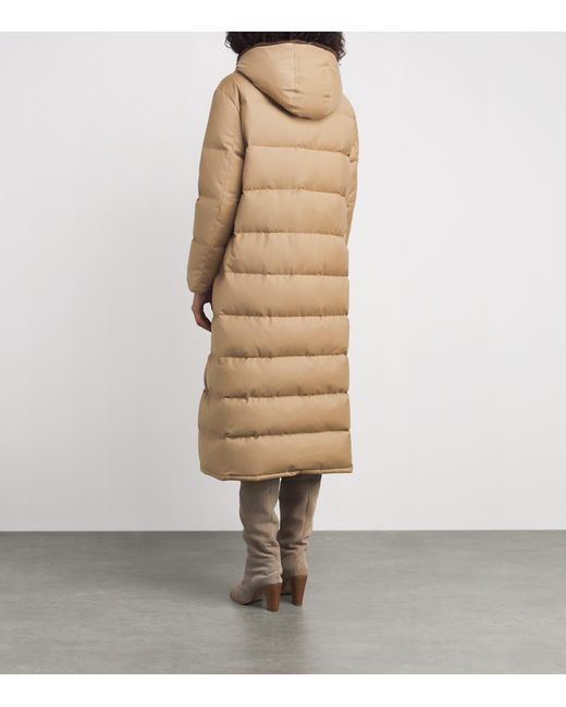 Yves Salomon Natural Down Virgin Wool-Mink Long Coat