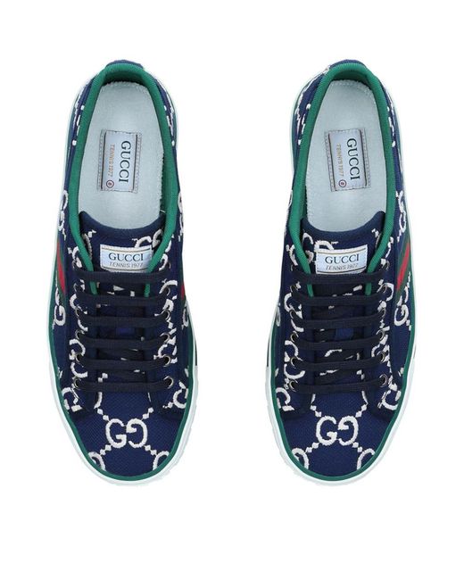 navy gucci shoes