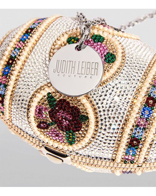 Judith Leiber Embellished 60th Anniversary Mosaic Egg Clutch Bag in Metallic Lyst