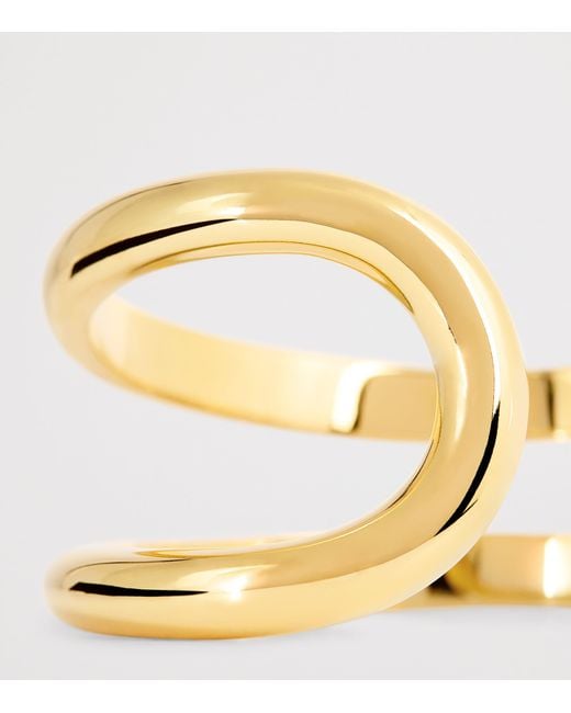 LIE STUDIO Metallic Plated Maggie Cuff Bangle