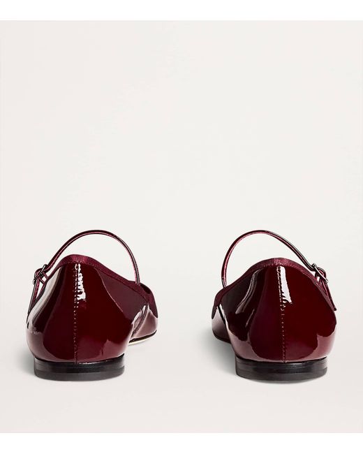 PAIGE Red Patent Leather Jolie Ballet Flats