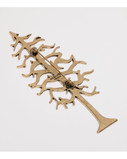Weekend by Maxmara White Tree Brooch